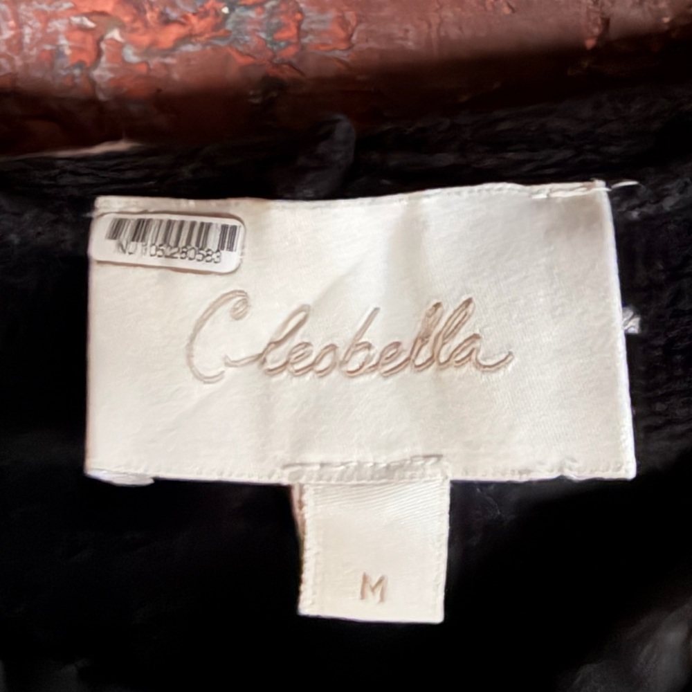 Cleobella Rayne Crop Hoodie ๐ Anthropologie Celestial Zip Up Boho Grunge - Picture 3 of 5
